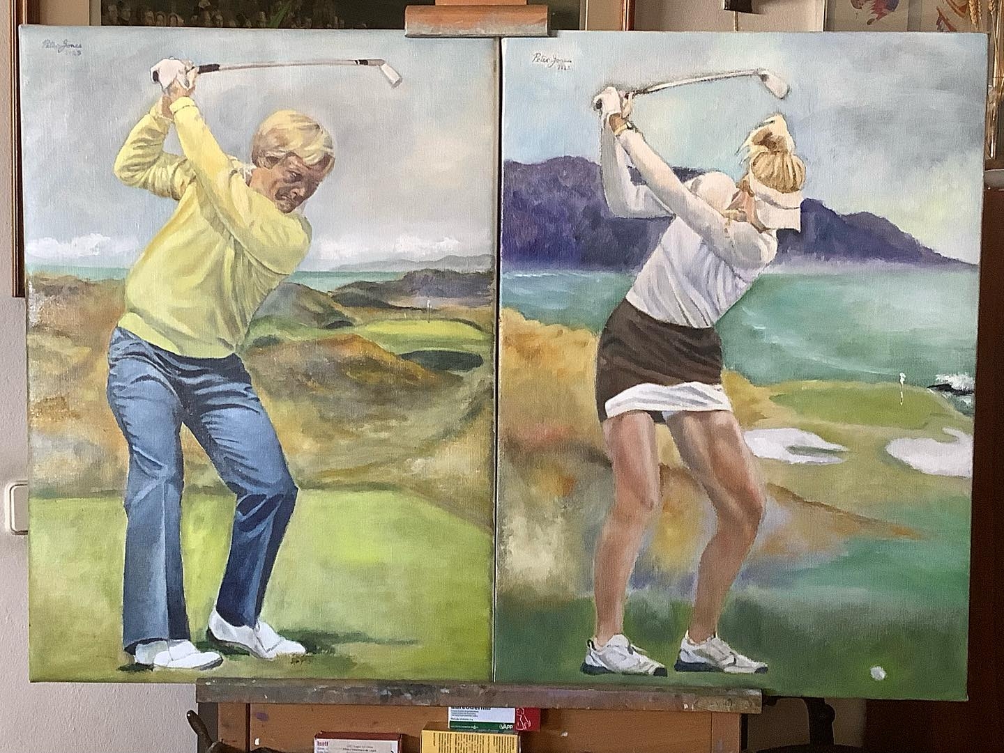 Generations in Swing: Jack in Troon and Nelly in Pebble Beach (50-Year Divide)