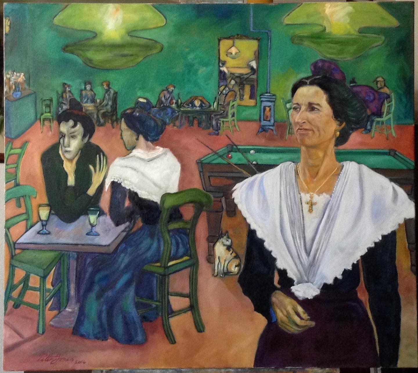Midnight Serenade at Vincent's Cafe