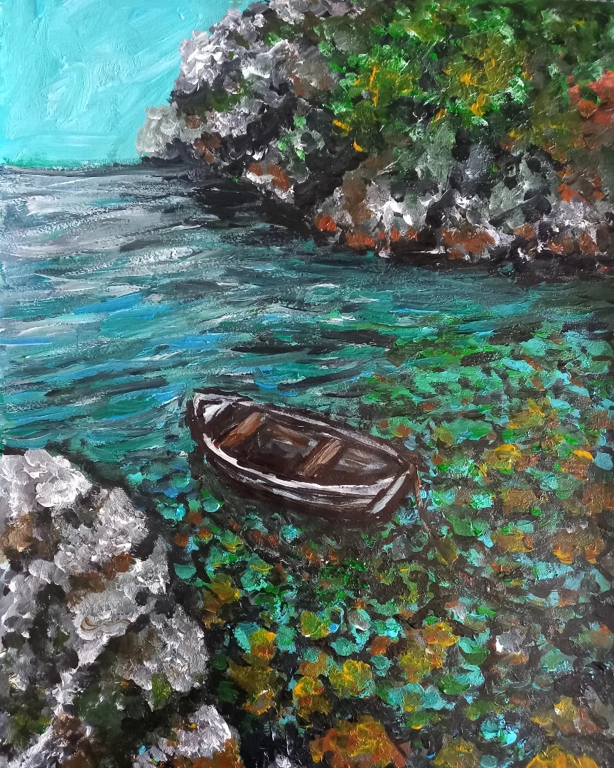Serenity's Embrace: The Boat's Quiet Vigil
