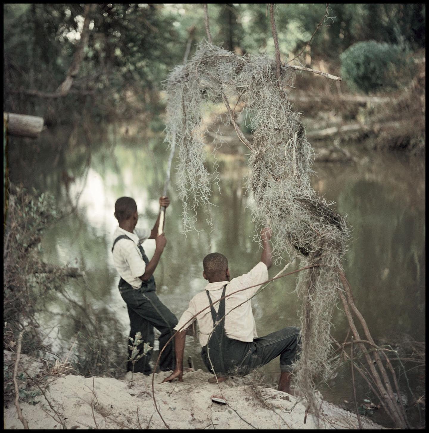 Gordon Parks: Boys by the Riverbank, Shady Grove, Alabama, 1956