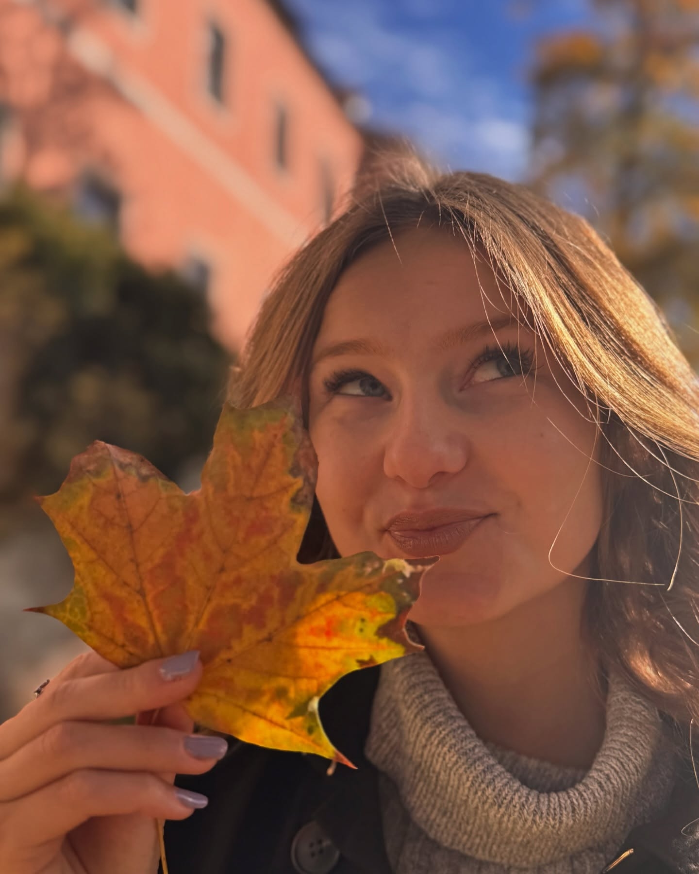 Autumn Serenity: Blurred Portrait with Exclusive Collection Unlock
