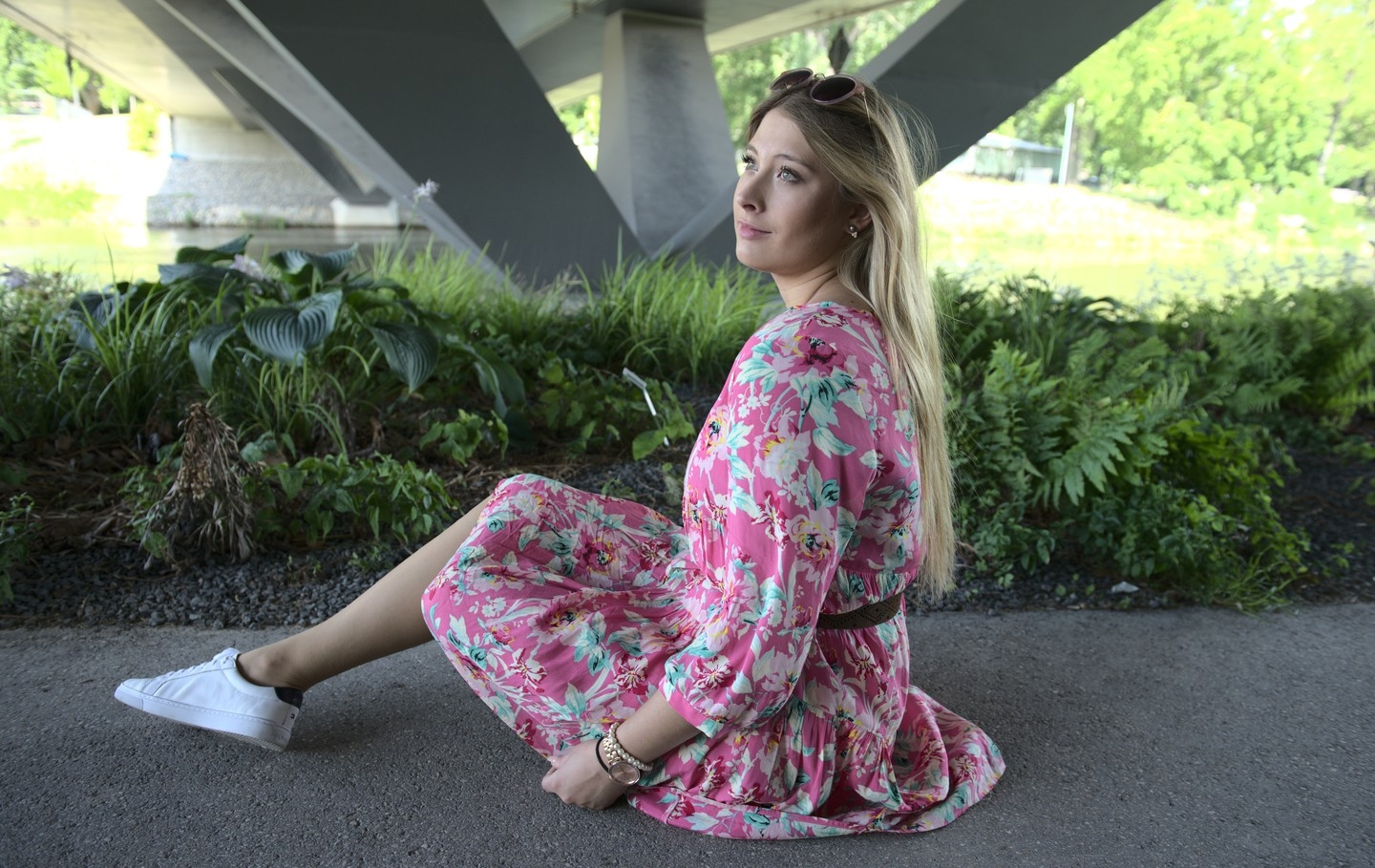 Josefina's Urban Elegance Under the Overpass