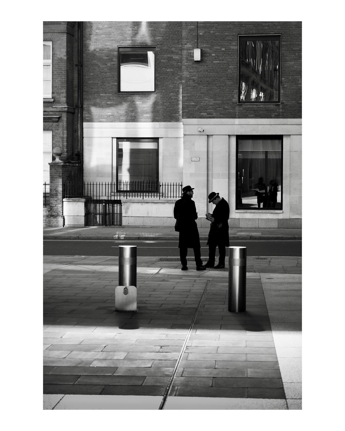 Somber Encounter in Warwick Lane