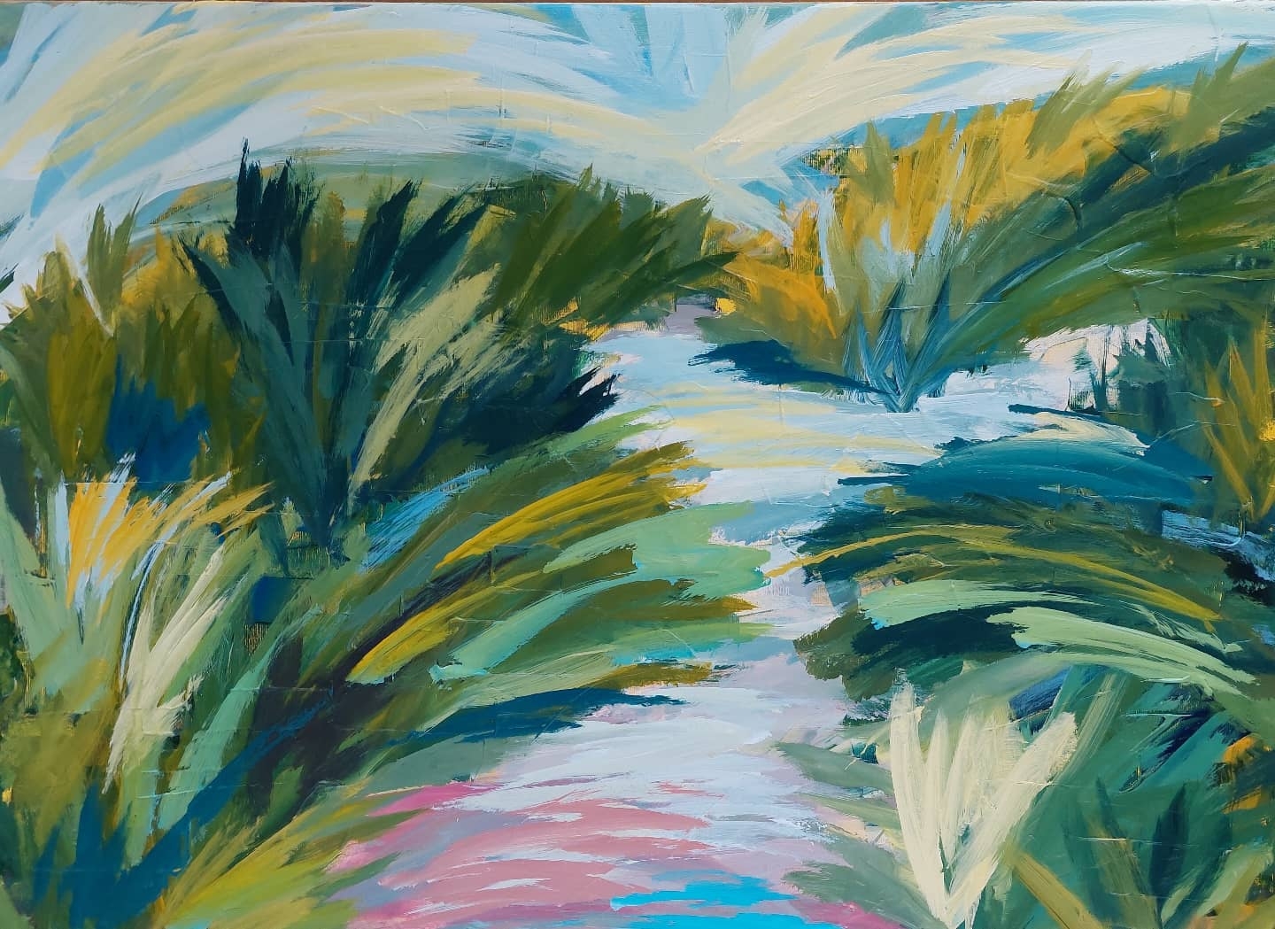 Whispering Path: An Abstract Journey