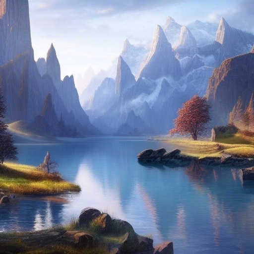 Lago no Vale: Mountain Lake Serenity