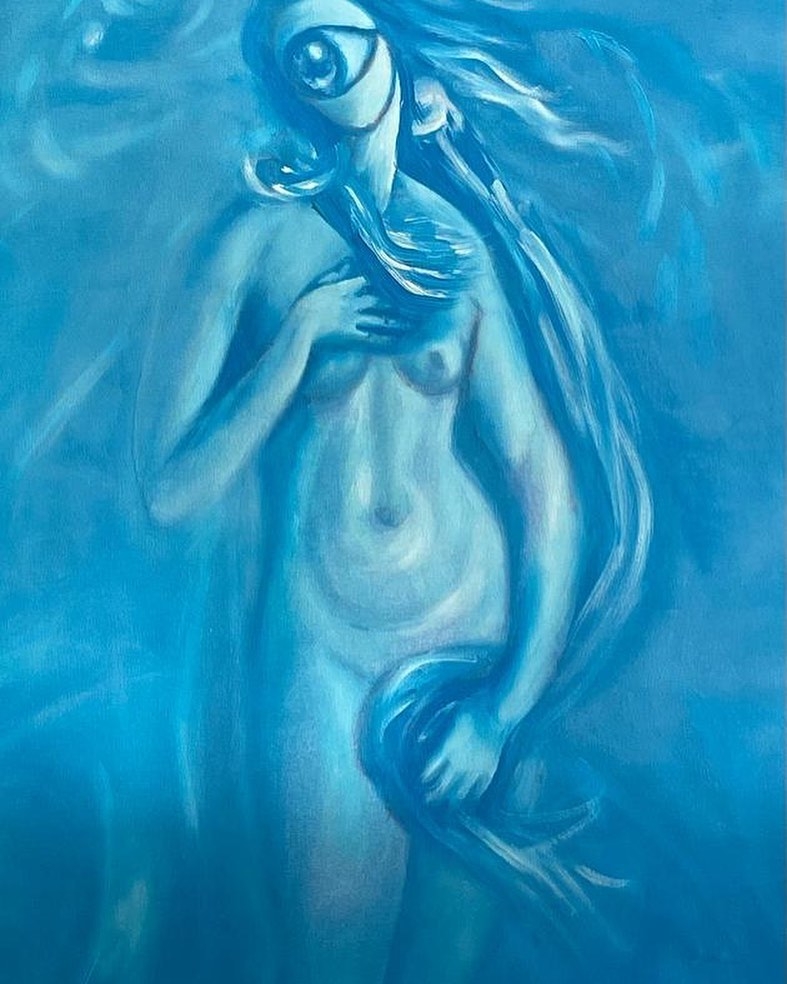 Ethereal Presence: Nude Study