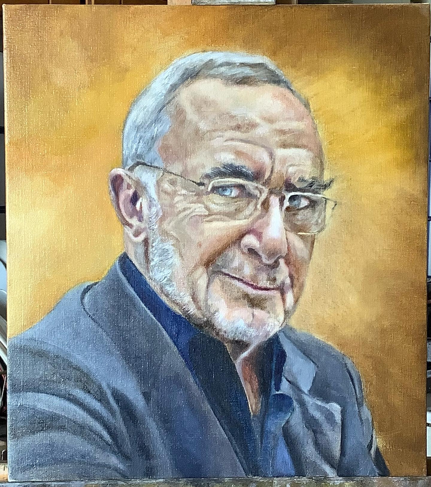 Contemplative Gaze: Portrait of an Elder