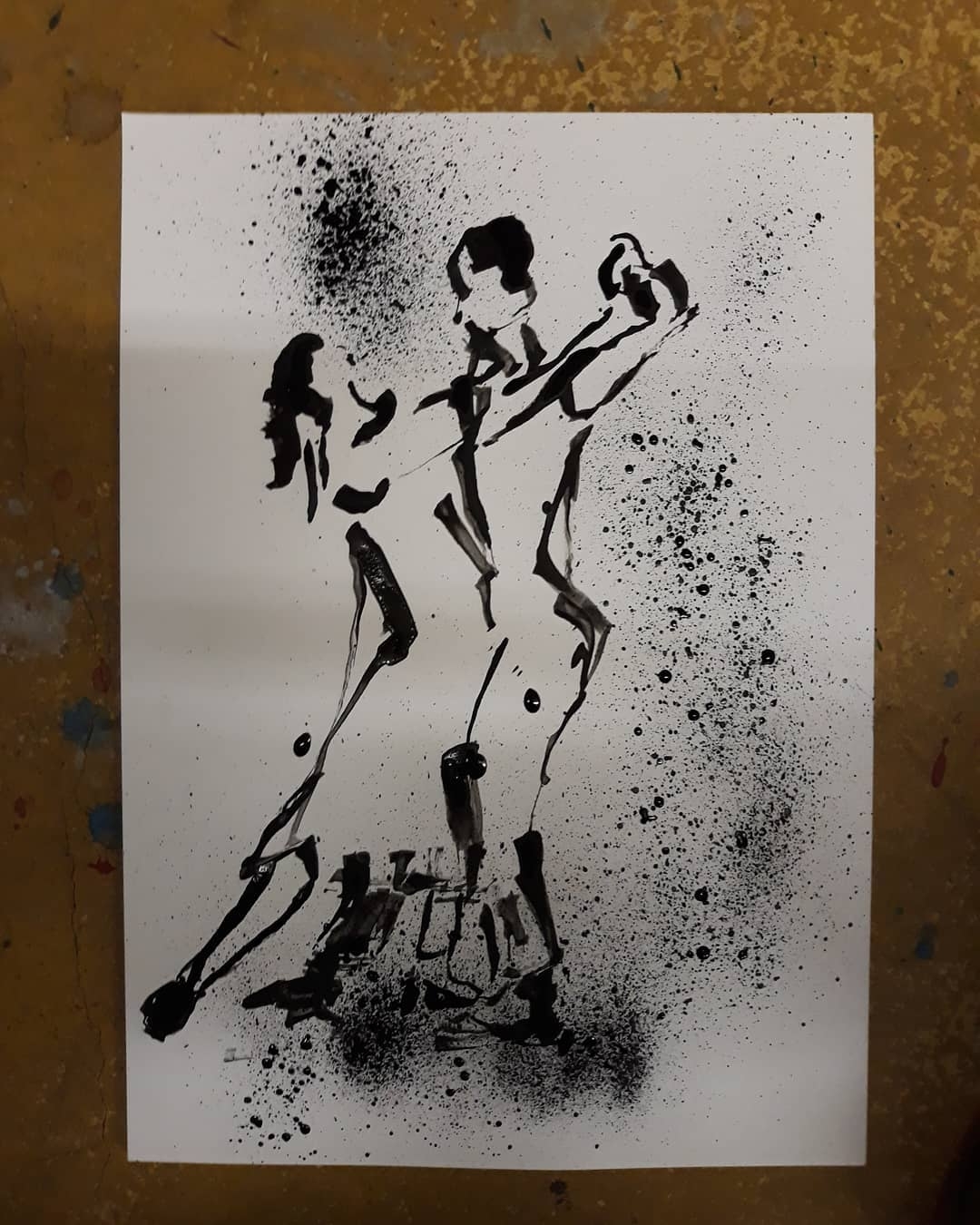 Duet in Motion: Tango Silhouettes