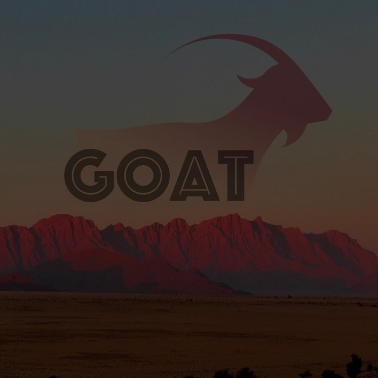 Mountain Majesty: The GOAT Silhouette
