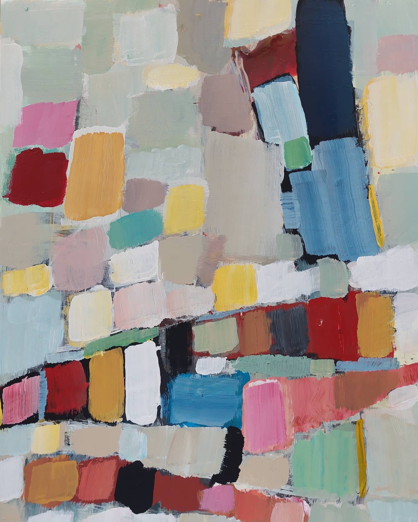 Chromatic Fusion: Abstract Tapestry of 20 Hues