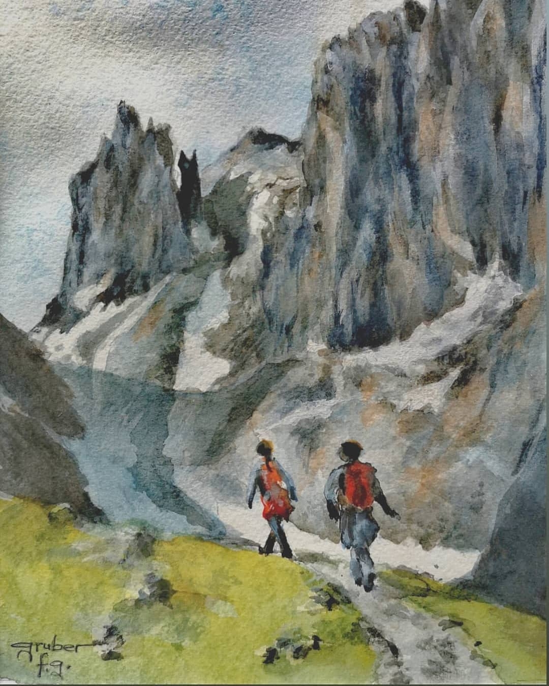 Cima Val di Ronda, Dolomites South Tyrol, 2,791m - Path to Cima Immink