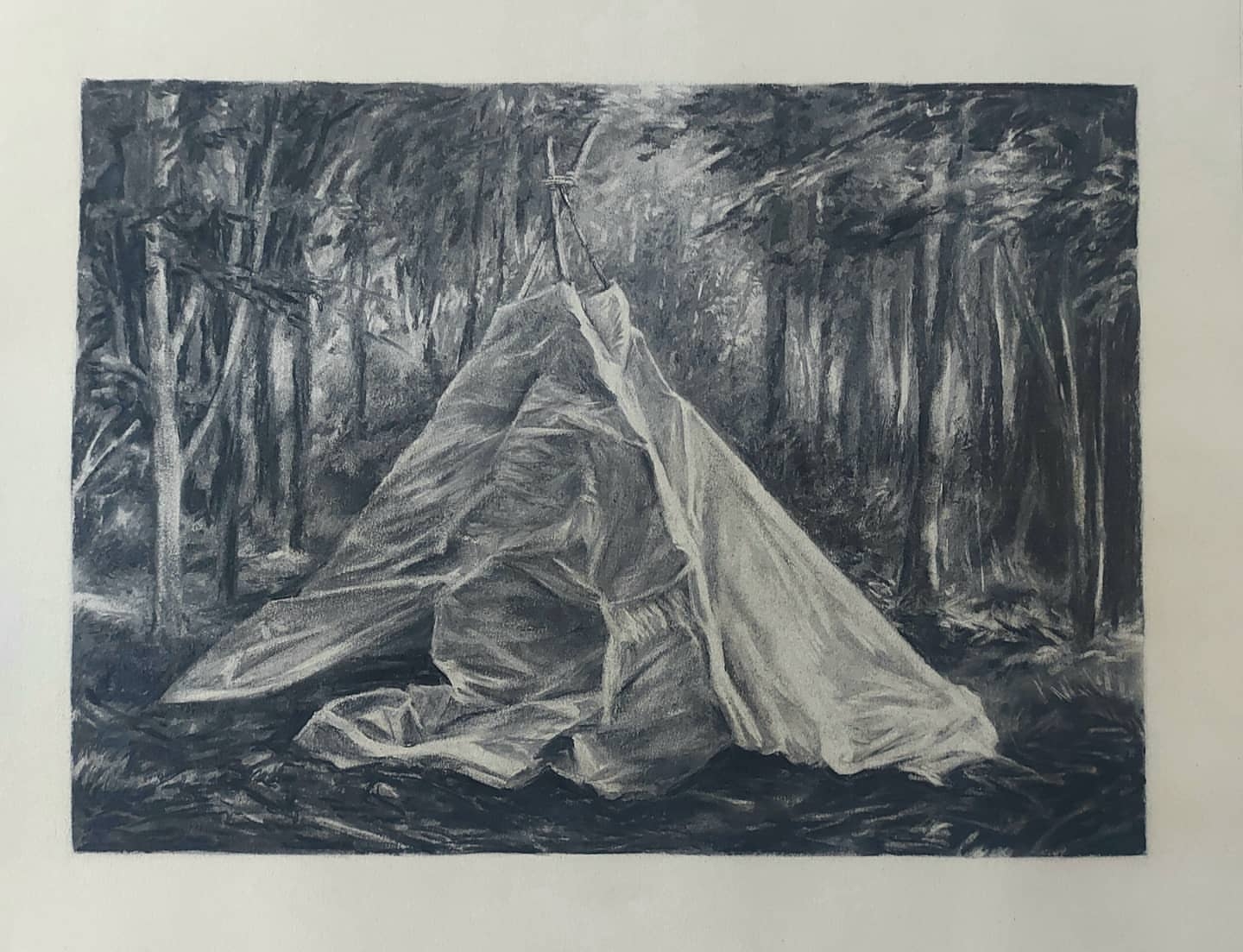 Ethereal Encampment at Dusk
