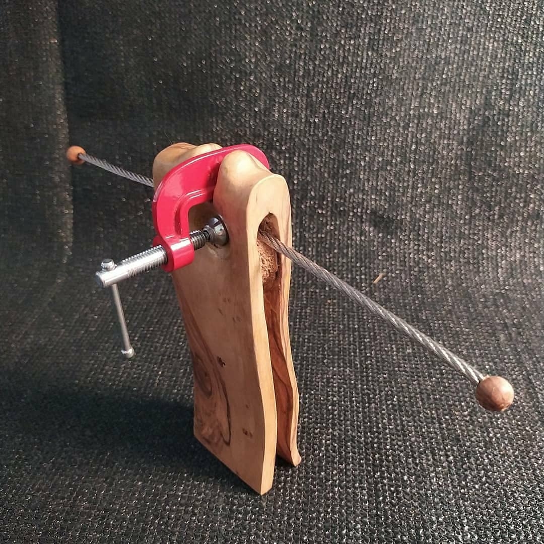 Olive Wood String Stretcher Apparatus