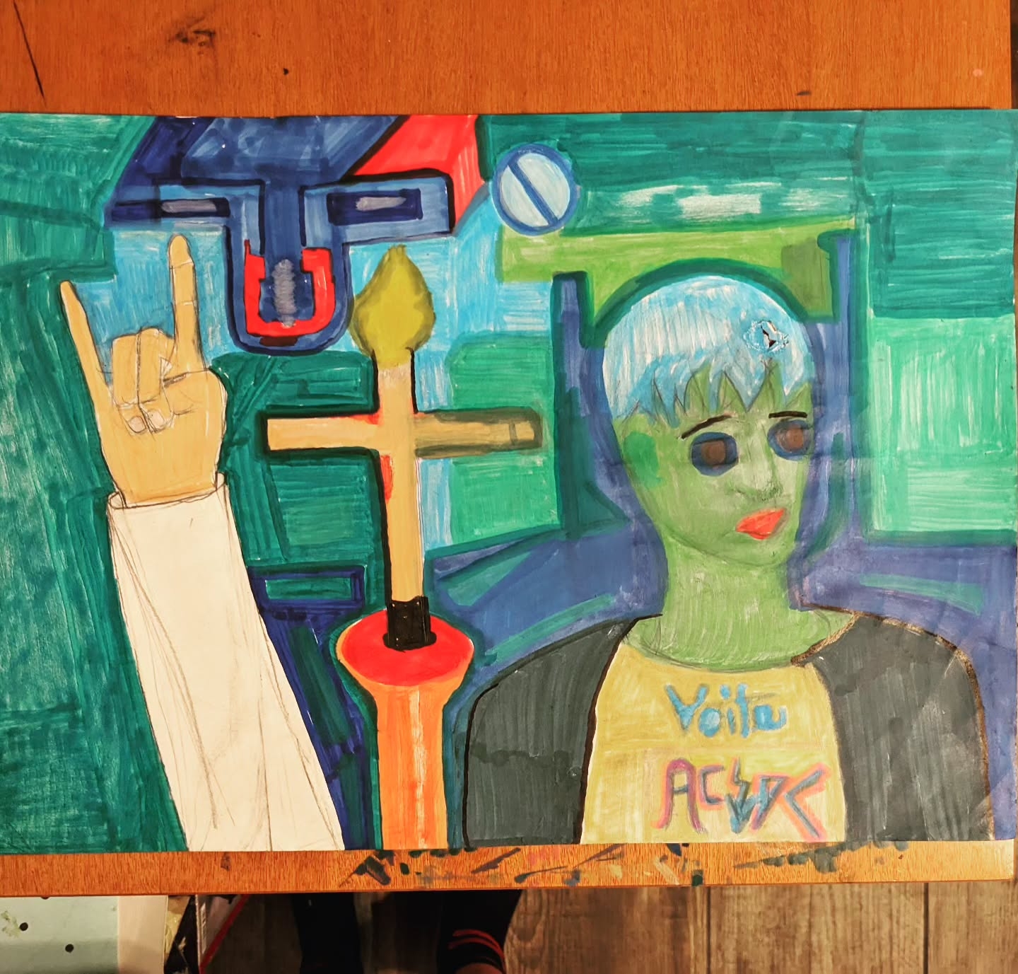 Peace and Piety: A Figurative Abstraction