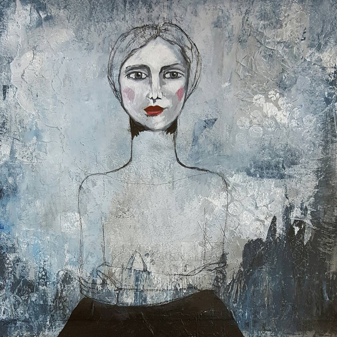 Enigmatic Portrait in Abstract Expression
