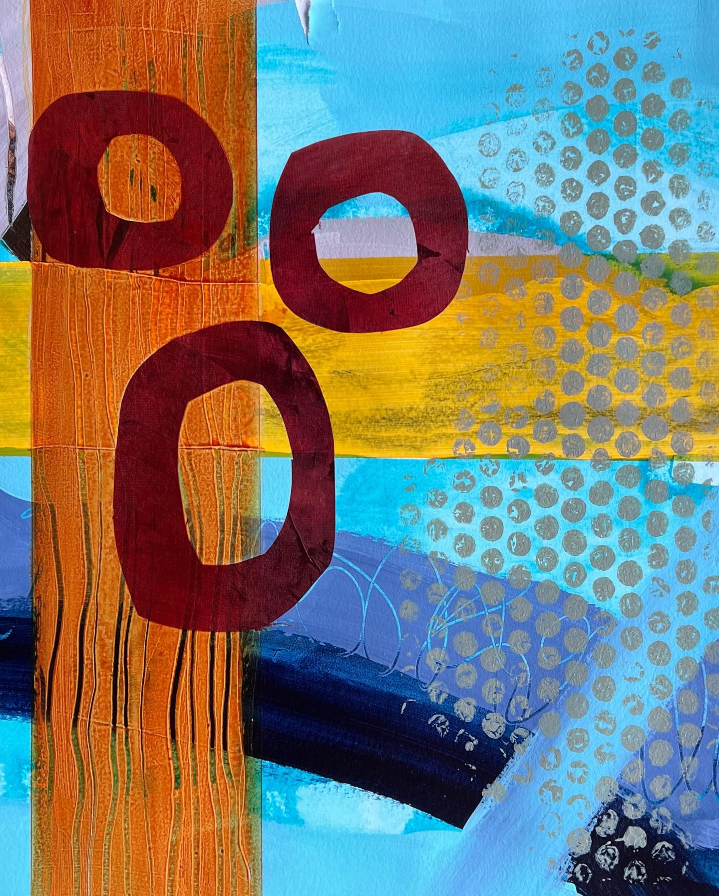 Dynamic Abstractions: Layers and Collage in Color Harmony