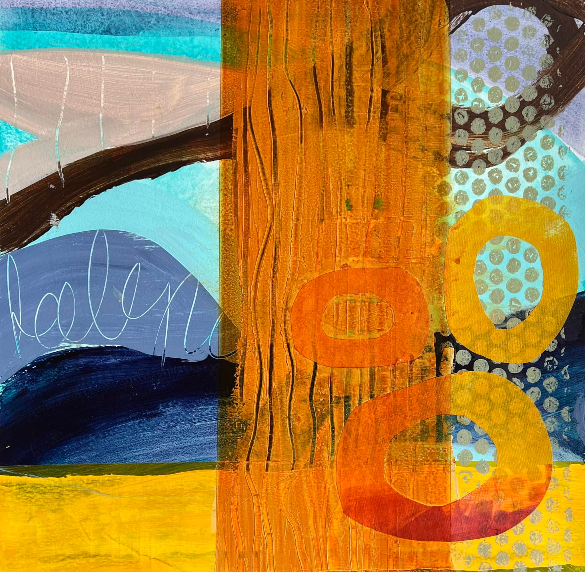 Vibrant Abstraction: Rhythmic Forms in Color