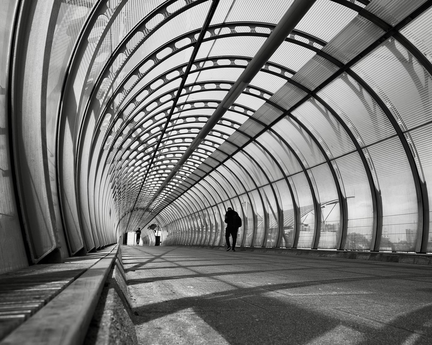 Tunnel of Light: Serene Urban Architecture