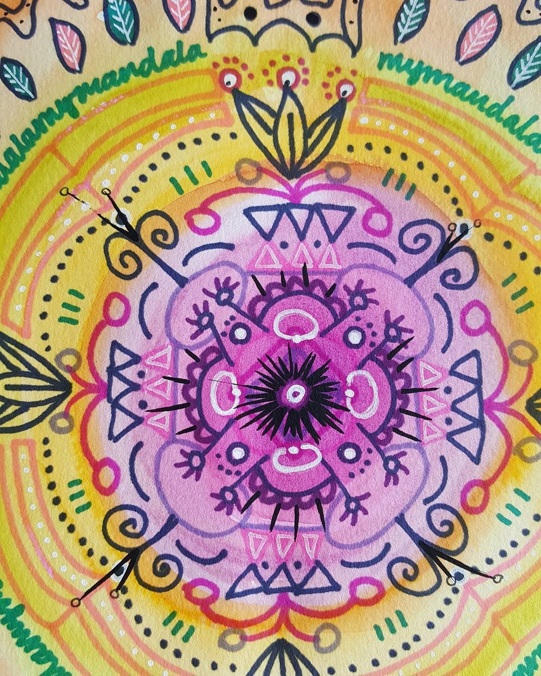Vibrant Mandala: Fusion of Tradition and Modernity