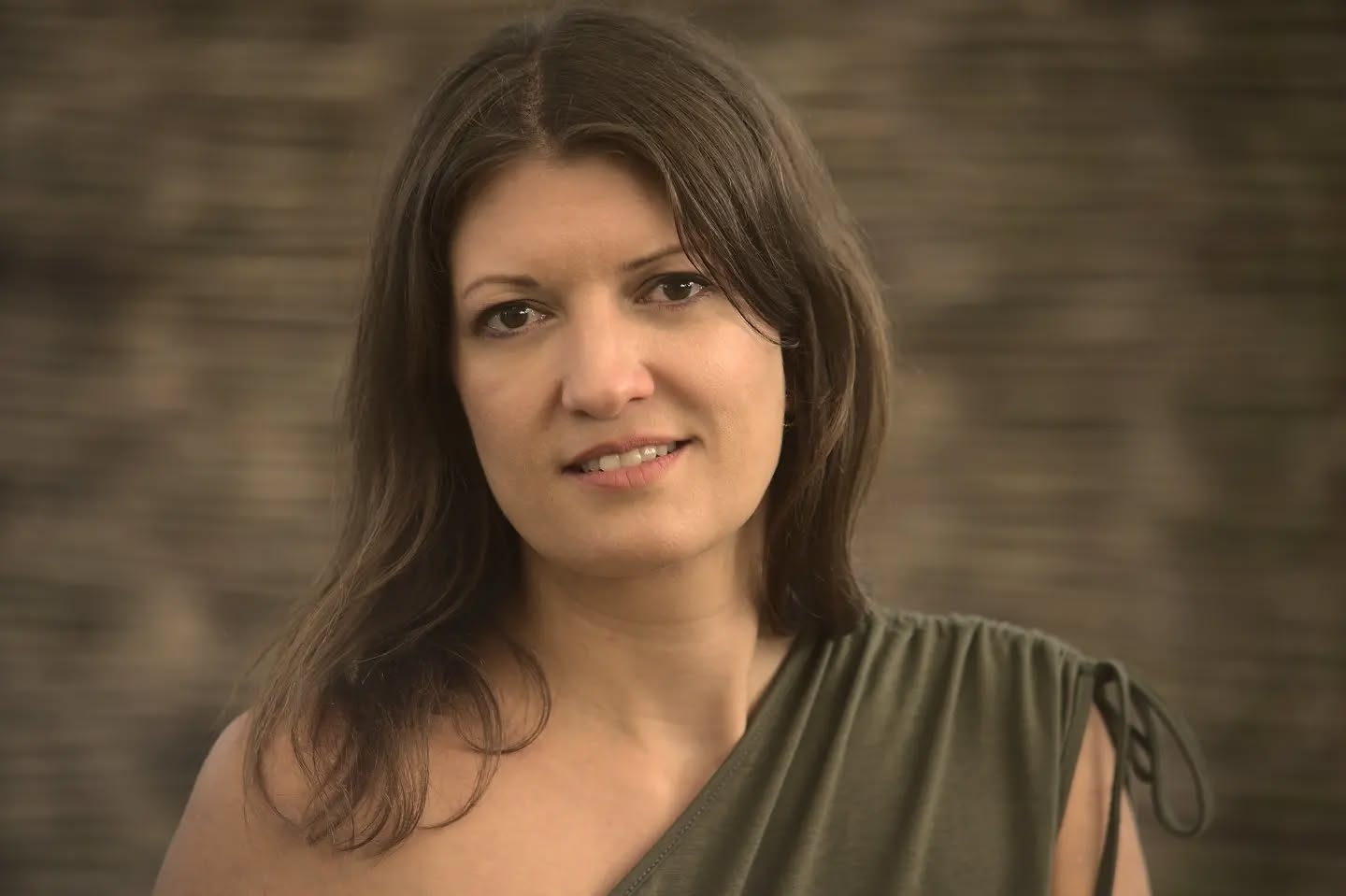 Serene Portrait of Nadine: Elegance in Vintage Style