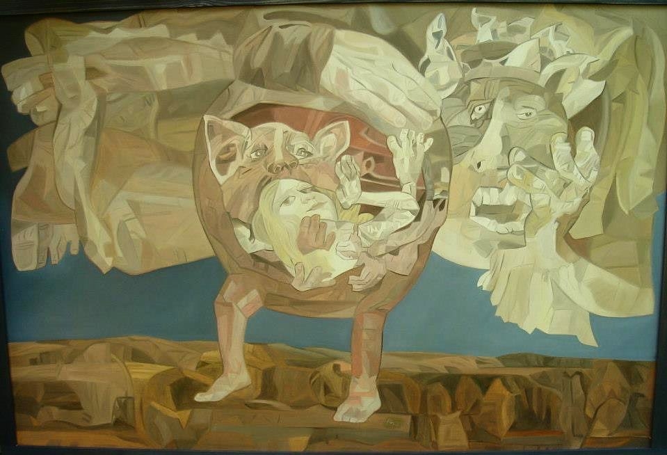 Emergence from the Cat Egg