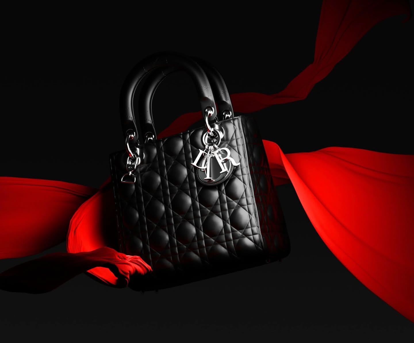 Luxurious Dior-Challenge Handbag Design: Modern Elegance in 3D