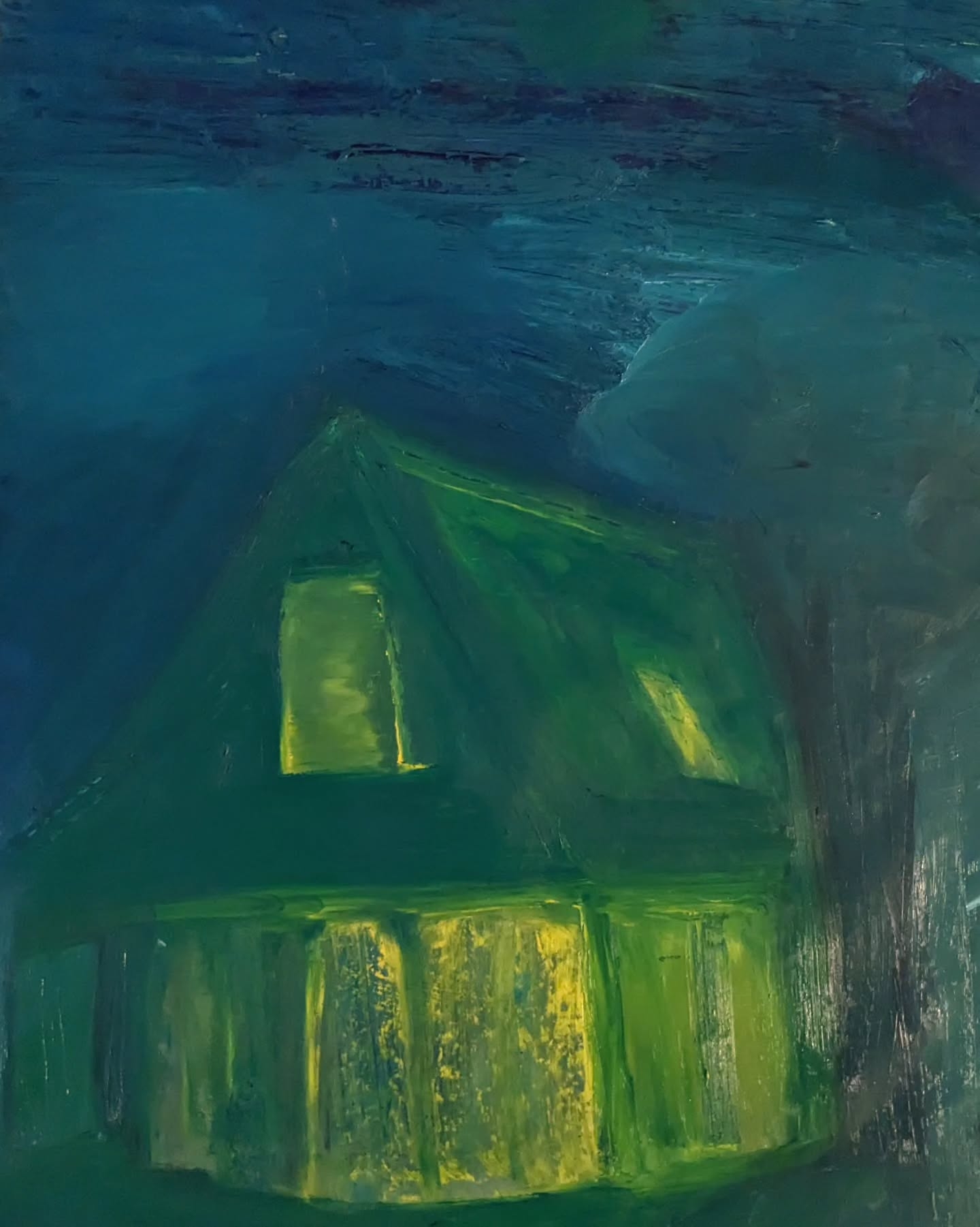 Serene Abode Under a Twilight Sky