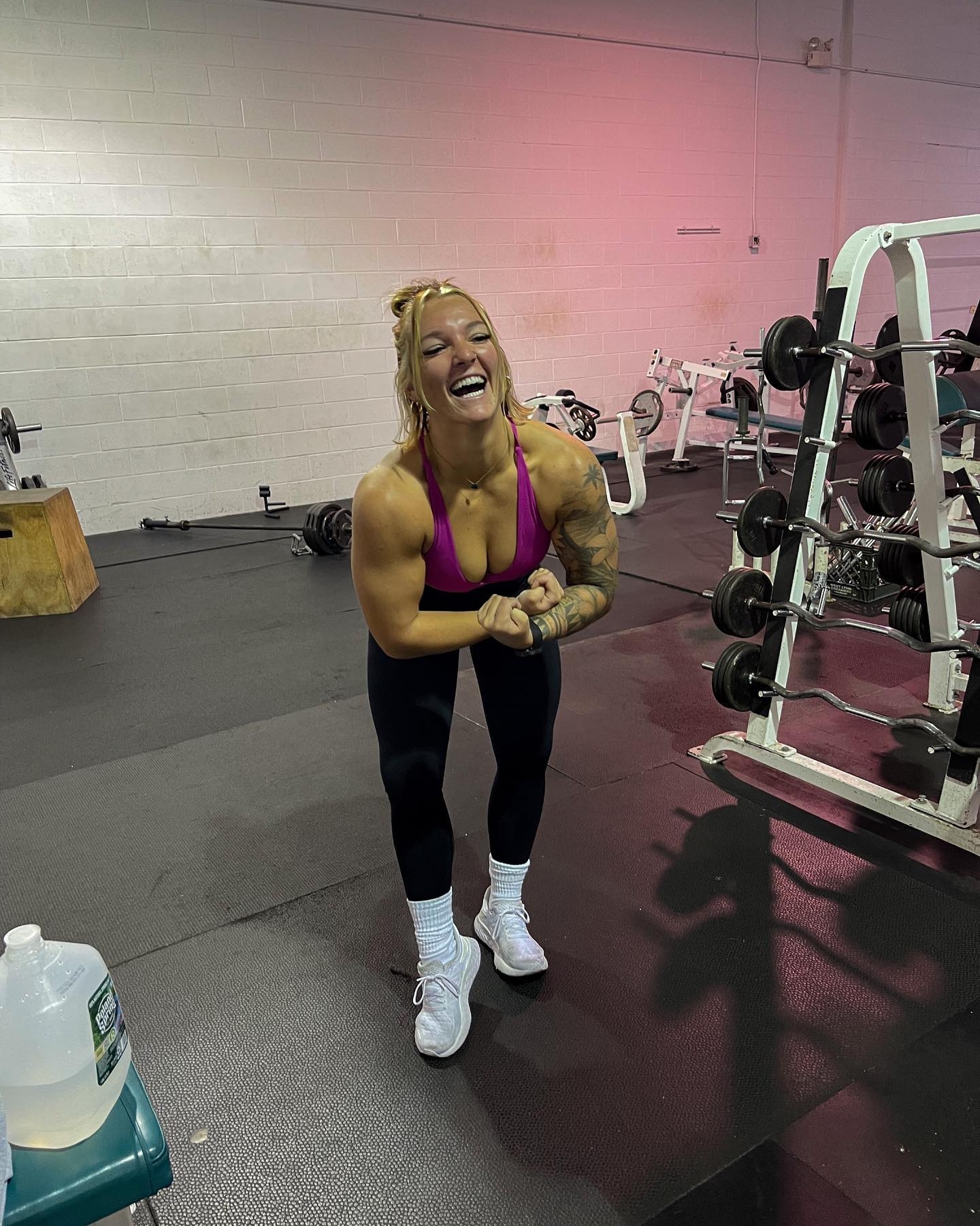 Strength in Motion: A Gym Portrait of Power and Dedication