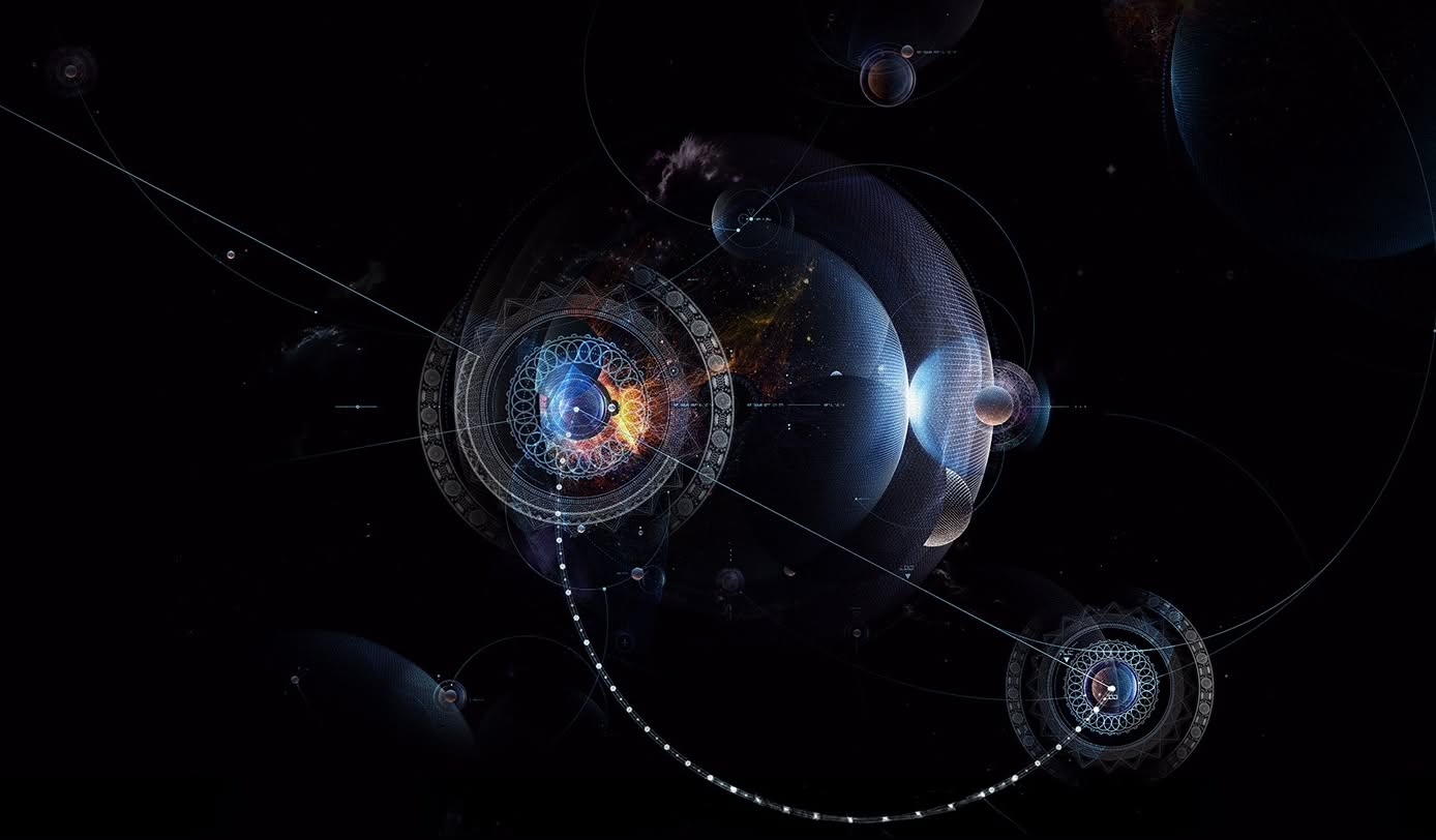 Celestial Connections: Cosmic Harmony in 3D