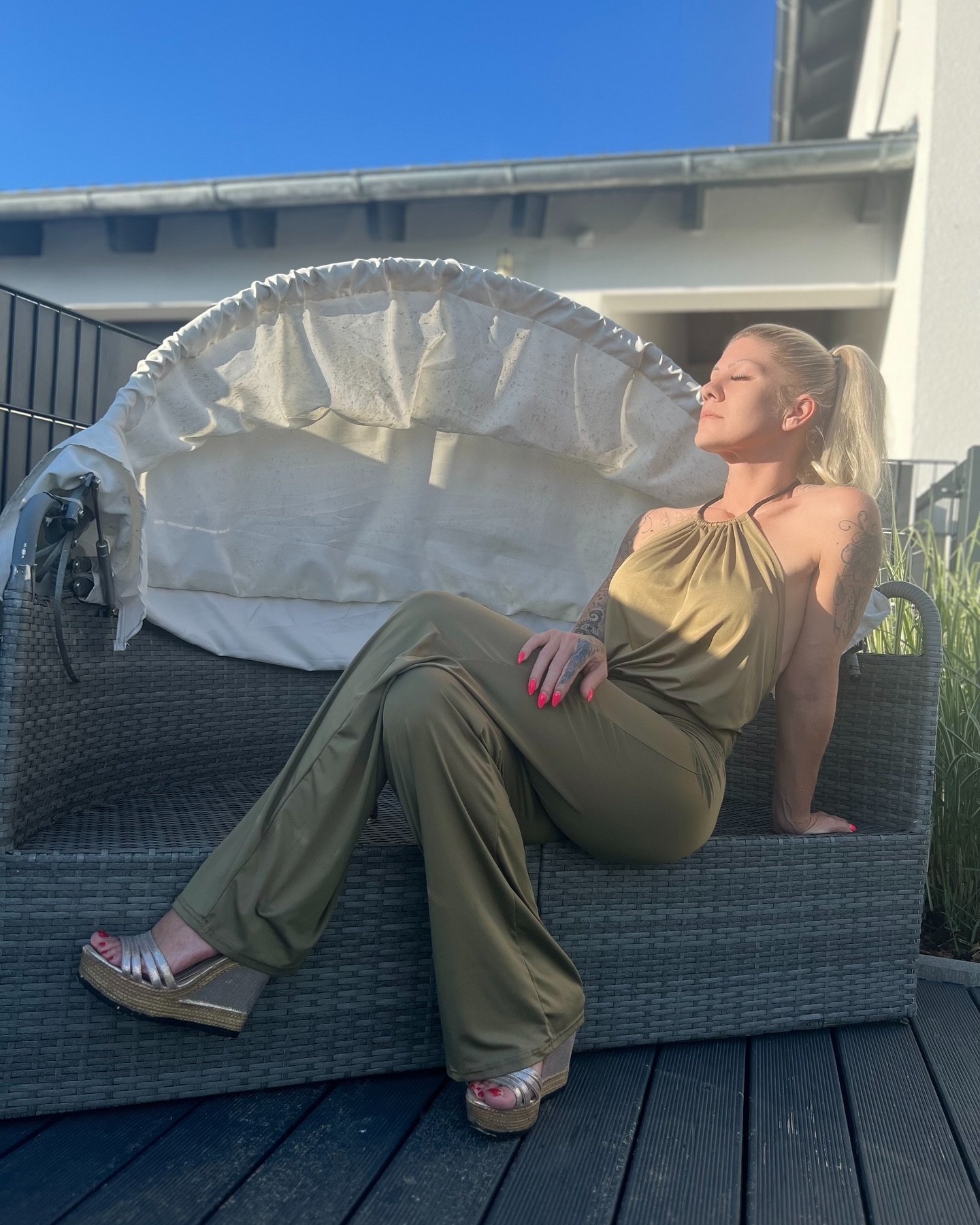 Tranquil Leisure: A Coastal Casual Lifestyle Portrait