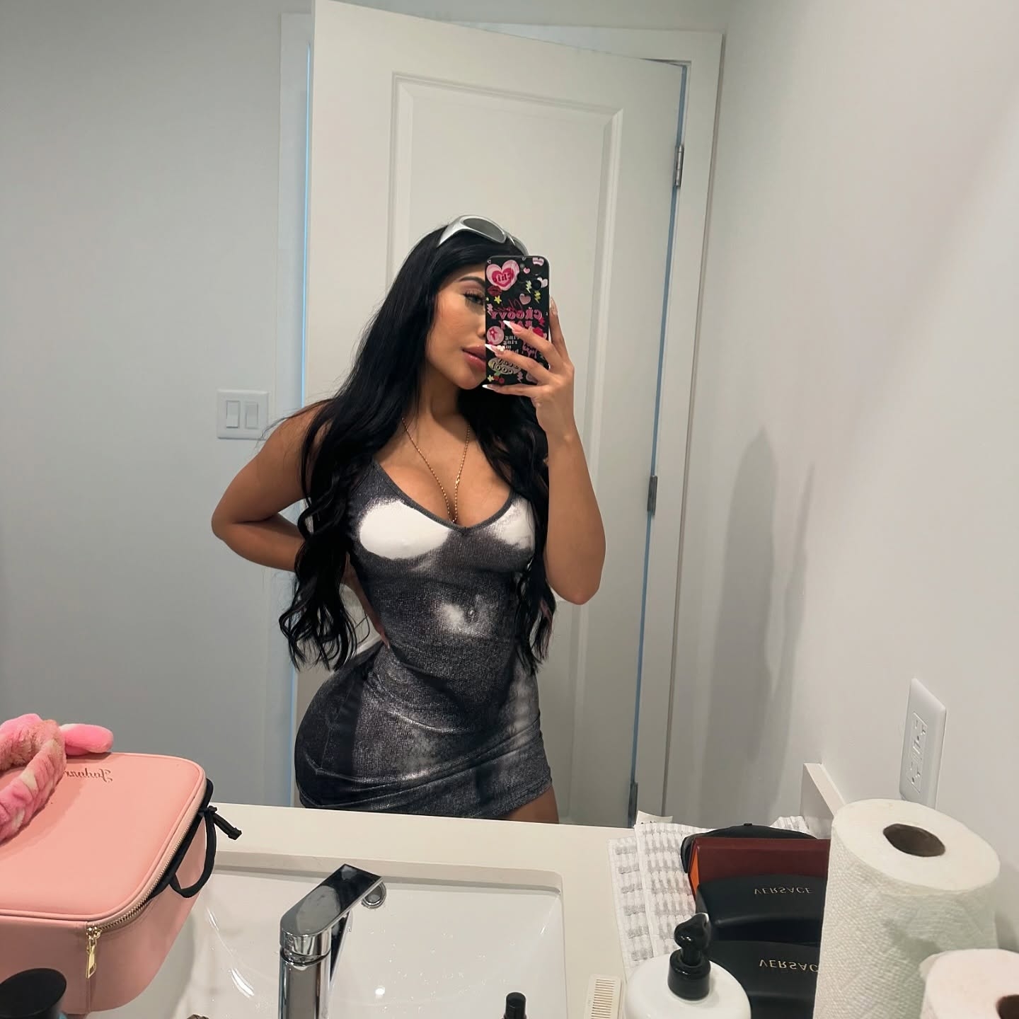 Self-Portrait in Metallic Glam: The Art of Getting Ready