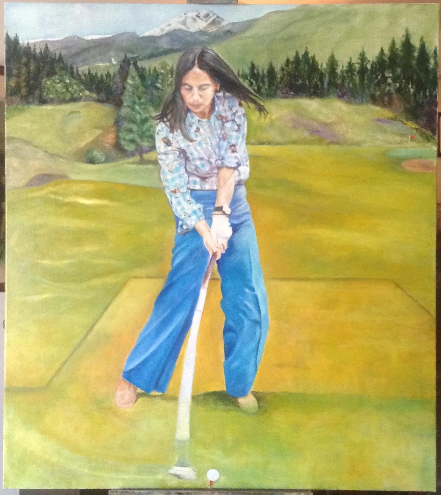 Serene Golfing Portrait: A Vulpera Reverie