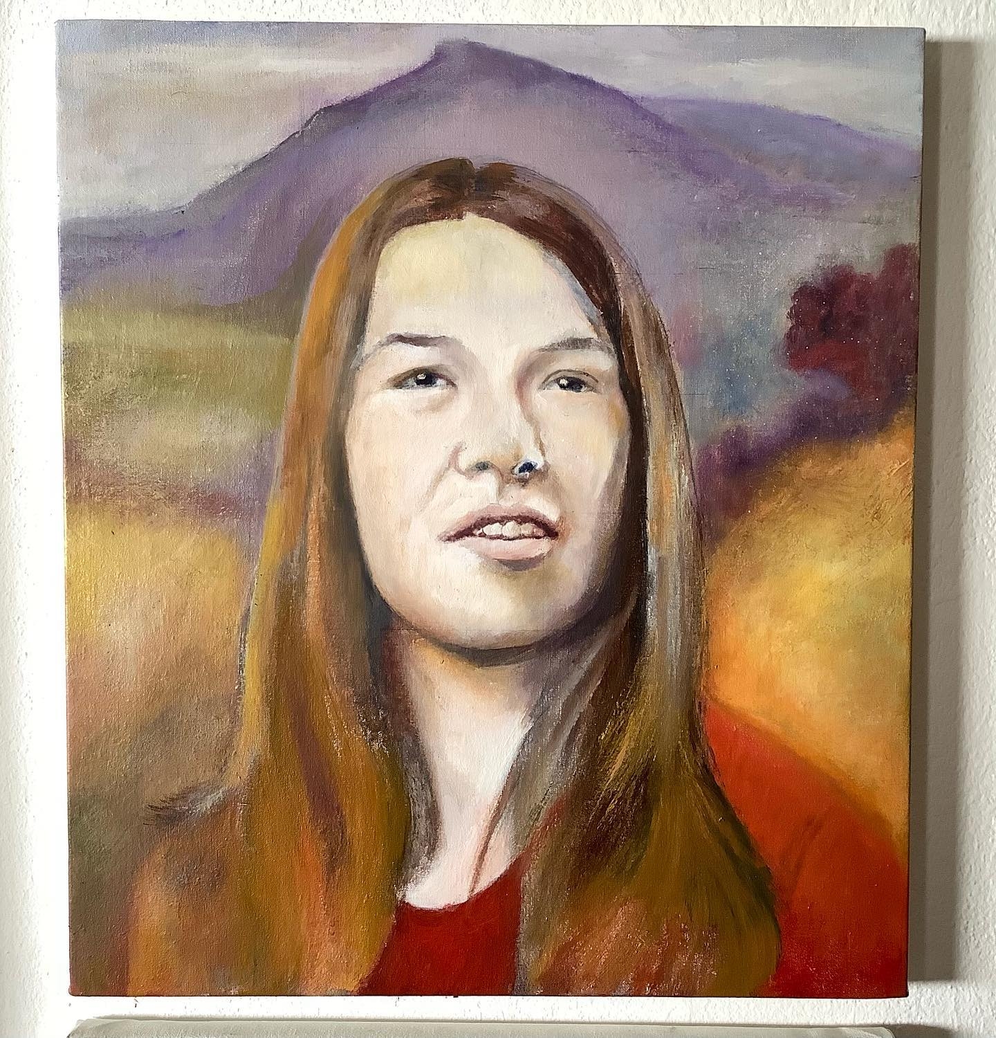 Serene Gaze: Portrait of a Young Woman