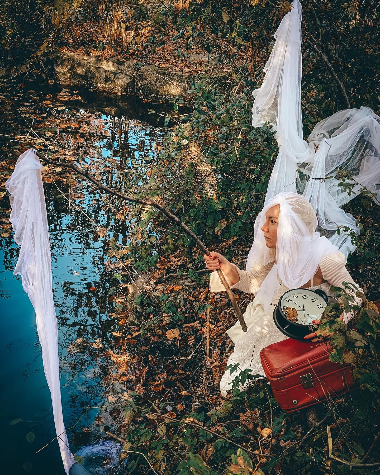 Timekeeper's Ritual by the Water's Edge