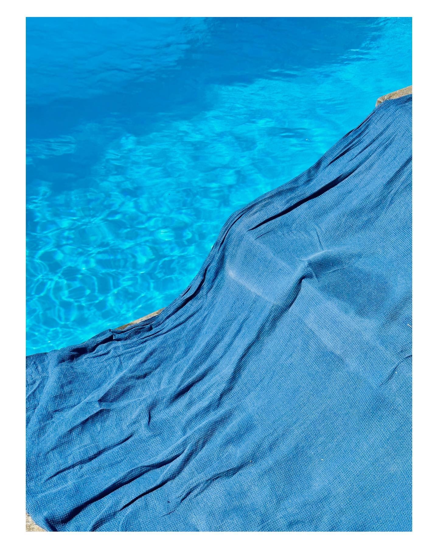 Cerulean Ripples: A Minimalist Pool Study
