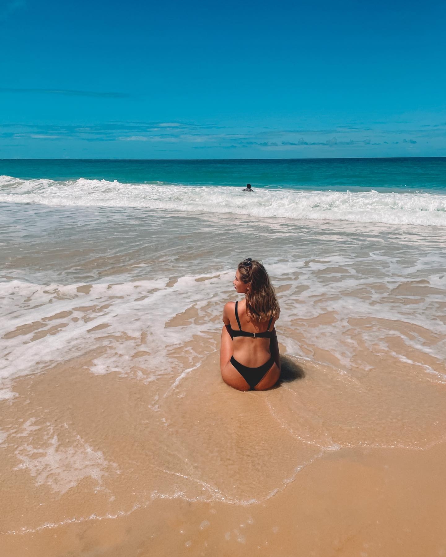 Tranquil Beach Serenity: Embracing Confidence in Nature