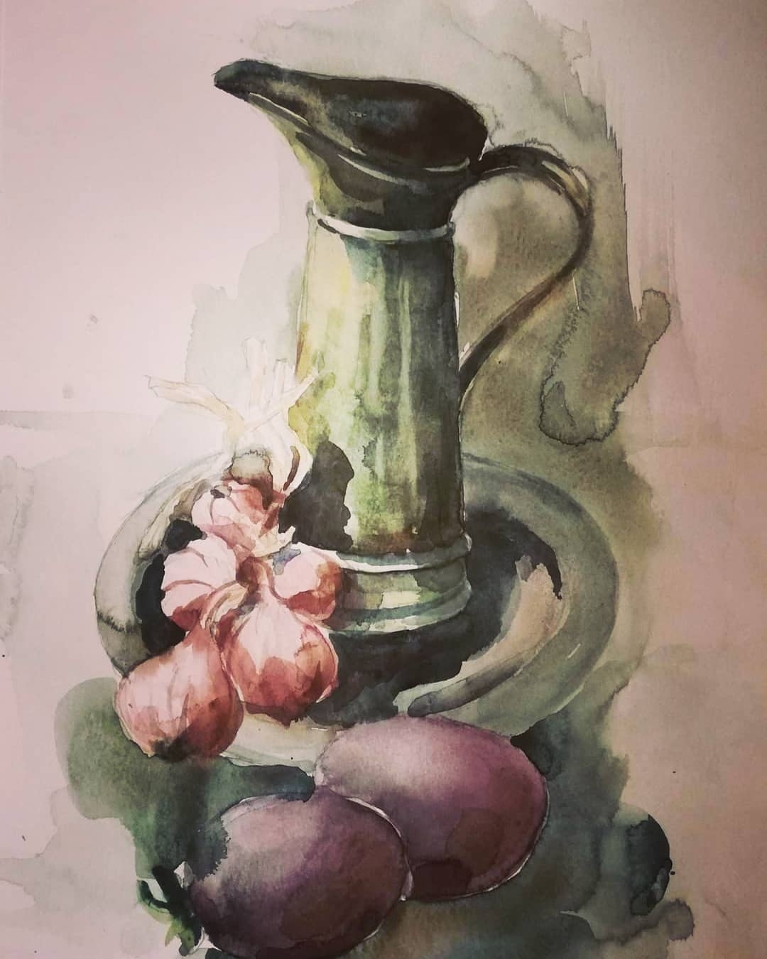 Still Life: Serene Elegance in Watercolor