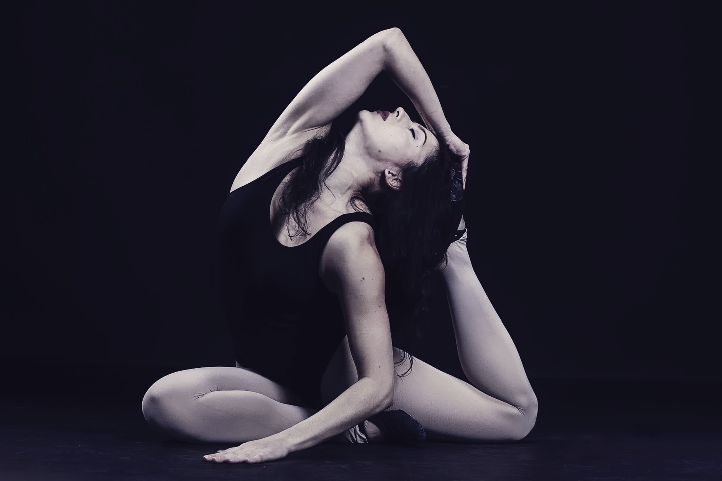 Inner Tranquility: A Yoga Pose in Studio