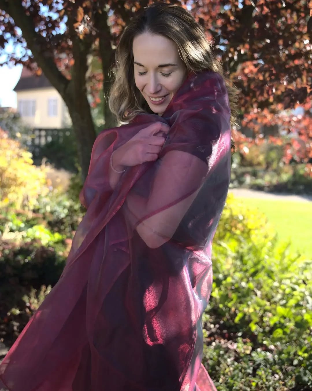 Julia's Autumn Elegance: Serene in Nature