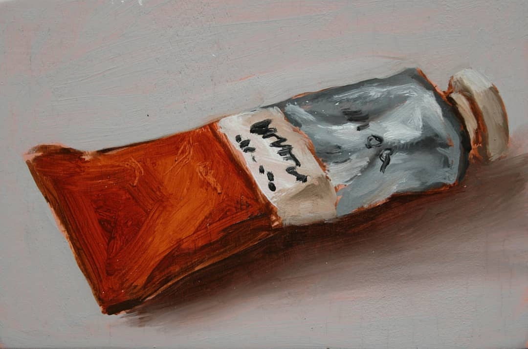 Still Life: Oil Tube in Repose
